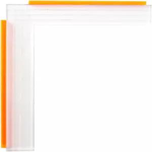 UCEC 용지 배치 도구 6×8인치 - 정렬 레이어용 소형 젤 플레이트 인쇄 인쇄판용 아크릴 L 정사각형 자 및