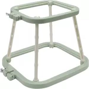 2겹 작은 자수 후프 스탠드 DIY 공예품을 위한 사각 핸즈 프리 프레임 바느질을 ABS 플라스틱 크로스