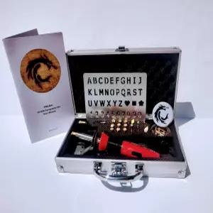 TRUArt 목재 및 가죽 파이로그래피 펜 세트 - 최고의 공예 버너 도구 키트 35가지 팁 듀얼 전원 모드 30W