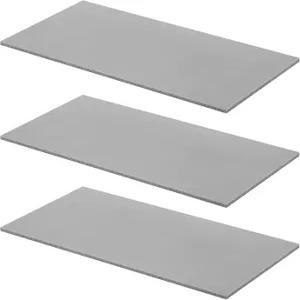 3개입 그레이 실리콘 핫 프레스 패드 폼 압착 DIY용 열 액세서리 히트 매트 용품 가정 및 소규모