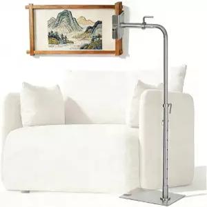 Lonsge 로우러 스탠드용 사이드 클램프 워크스탠드 듀얼 미끄럼 방지 패드가 있는 360 조절식 니들포인트