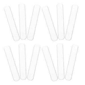 12Pcs 무소음 도어 부드러운 닫힘 방지 충돌 벽 범퍼용 투명 실리콘 패드 홈 오 사용