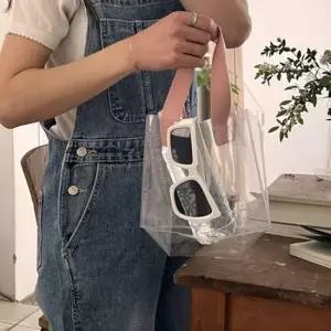 비치백 투명 바캉스 바닷가 휴양지 가방 숄더백 대형 투명숄더백 투명백 바캉스가방 PVC백