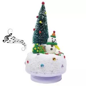 미니어처트리 글로벌이지 눈사람 오르골 만들기 폼클레이 (10인용)