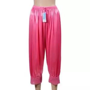 여성 파자마 [아로미]부드러운 새틴 레이스 스판 8부