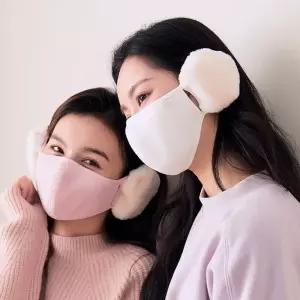 여성 남성 털 귀마개 부드러운 마스크 ERK-267