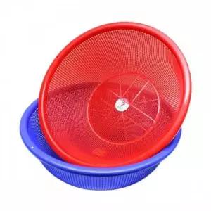WL 소쿠리 7호 지름490mm 바구니 광주리 2개-색상랜덤