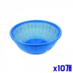 WL 야채 과일 세척 소쿠리 25x9cm x10개 과일소쿠리 채반