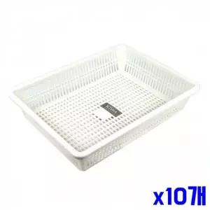 WL 다용도 소품정리 사각 소쿠리 1호 x10개