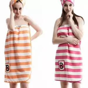 여름물놀이시필수품 앙팡 성인용 비치타올 오렌지 핑크 중