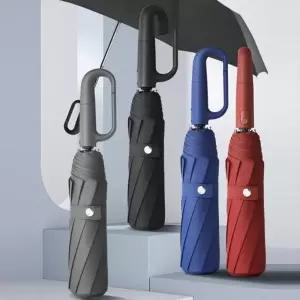 카라비너 우산 고리형 자동 양우산 중우산 튼튼한우산 자동3단우산