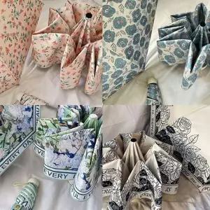 LN휴대용 미니사이즈 플라워 패턴 프리미엄 양우산 암막 양산 우산 겸용