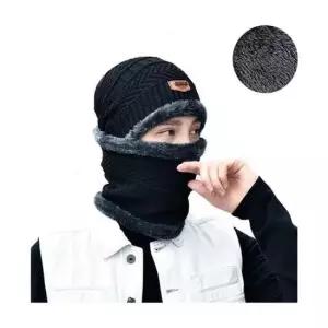 넥워머 방한 비니 혹한기 융털 기모 안감 방한모 세트