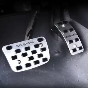 아반떼 페달 커버 논슬립 차량용 튜닝 실버