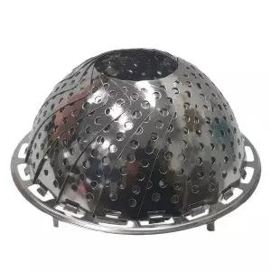 [RIZPICK]국산 스텐찜기 접이식 냄비 만두 채반 찜 받침대 중형 소쿠리