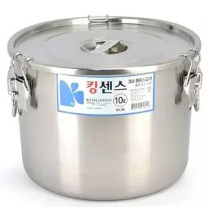 [RIZPICK]곰솥 육수통 25L 스테인리스 들통 위생 식깡 10호