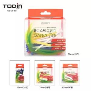 투딘 골프티 플라스틱 그린티 컬러혼합 비거리증가