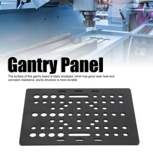 갠트리 플레이트 알루미늄 블랙 아노다이징 된 보드 기어 성형 기계용 고강도 교체품
