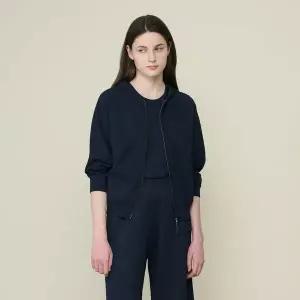 [BCBG] 7부 소매 니트 후드집업 B6M3K107