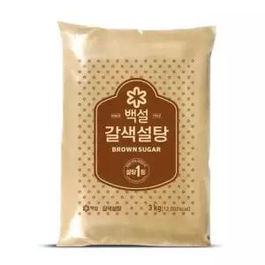갈색설탕 3kg 6개 박스 CJ