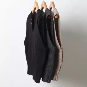 빅사이즈사랑해요 J362L402 하찌브이넥크롭조끼 EB