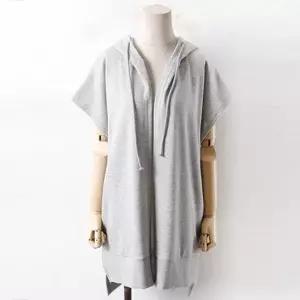 빅사이즈사랑해요 1326L402 후드끈캐쥬얼조끼 WW