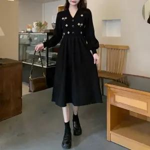 편한원피스 코디 민소매 가을 빅사이즈여성 캐쥬얼