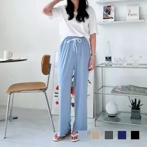 절개 면접 9부바지 여성정장팬츠 신상 여성와이드