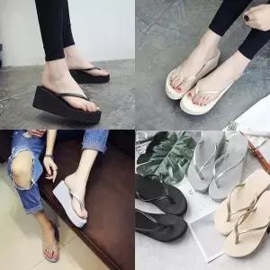 인기상품 통굽쪼리 웨지힐 키높이 쪼리힐 조리 통굽샌들 웨지 [W186C90_260330]