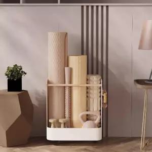 정리함 다용도 틈새 수납 바퀴 달린 홈트 이동식 트롤리