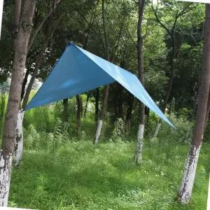 대형 사각 헥사 타프 자외선차단 그늘막 세트