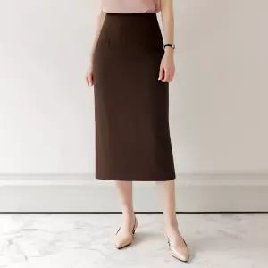 [시크라인] 메벨라 하이웨스트 H라인 롱 스커트