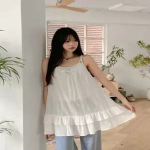 샐린미 프릴 리본 뷔스티에 나시 87200 빅사이즈 여성의류