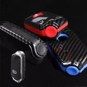 기아측면키케이스 기아 측면 4버튼 실리콘 카본 키케이스 키링