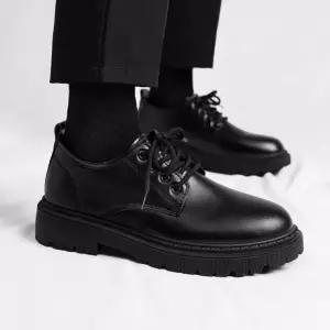 모던 베이직 레더 무광 더비슈즈 남성 구두 ZG-ATM09