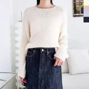 [라일리여성의류] Rly 루즈핏 여자니트티 겨울 나그랑 롱니트 터틀넥 봄