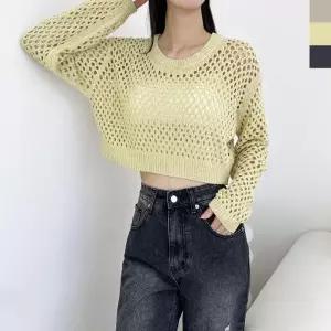 [라일리여성의류] Rly 캐쥬얼 롱니트 라운드 티 오피스룩 카라넥 정장