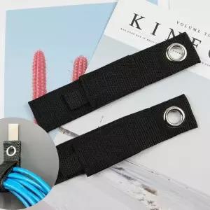 전선 케이블 호스 정리 찍찍이 고정 걸이 끈 중 1P