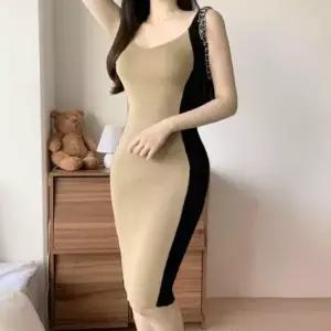 [라일리여성의류] Rly 민소매 니트 원피스 여름니트원피스 민소매니트원피