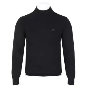 [리빌모아]남자 소프트 울 반폴라 긴팔 니트티 BGM-KN-Q002-블랙