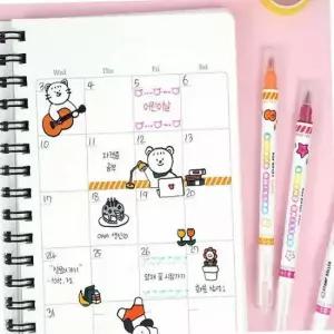 데코펜 7개입 세트 다꾸 캘리그라피 꾸미기 선물