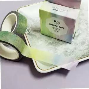 다이어리꾸미기 수채화 마스킹 테이프 수채화물감 다이어리데코