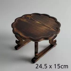 나무소품 원목 개다리 소반 찻상 2호