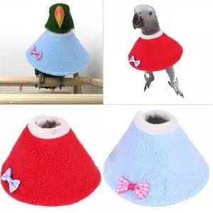 앵무새 보호넥카라 새 망토 엘리자베스 칼라 목 보호대