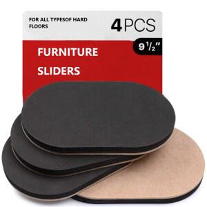 가구 슬라이더 4/8pcs 헤비 듀티 글라이더 라운드 나무 바닥 이동 매트 용 스크래치 방지 펠트