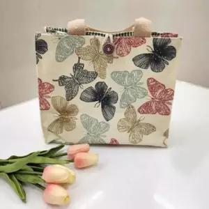 캔버스 도시락 토트백 대형 런치백 도시락가방