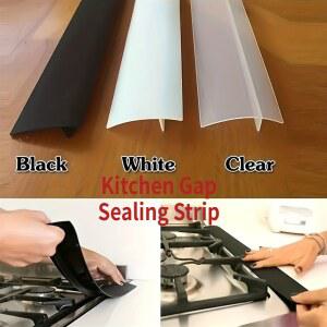 주방 틈새 밀봉 스트립 실리콘 가스레인지 방유 방오 씰 삽입 테이프 방수 커버