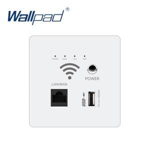 48V POE 전원 공급 장치 4가지 색상 300M 벽 매립형 무선 WIFI AP 라우터 PC 패널 USB 콘센트 벽면 충전기