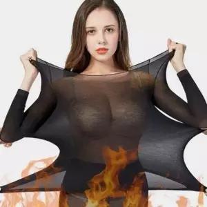 겨울 여성 자가발열 기모 내의 상하의 보온 내복 스타킹 런닝 보정