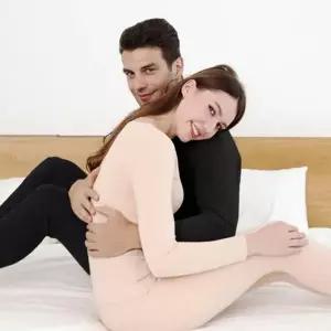 세트 여자 보온 겨울 내복 편안한 선물 방한 기분좋은